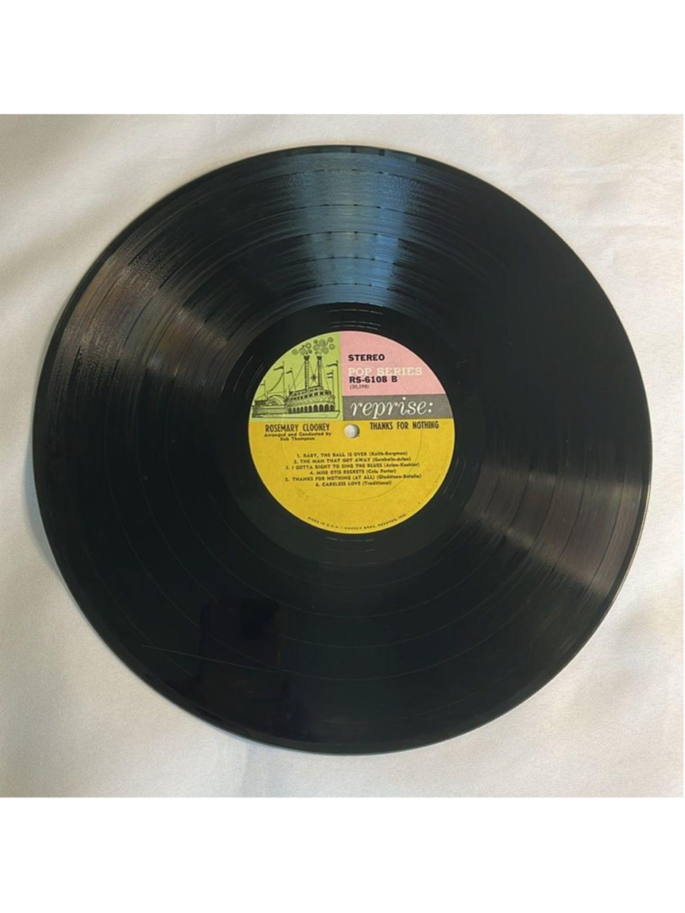 ROSEMARY CLOONEY - "THANKS FOR NOTHING" VINYL RECORD - Picture 4 of 4